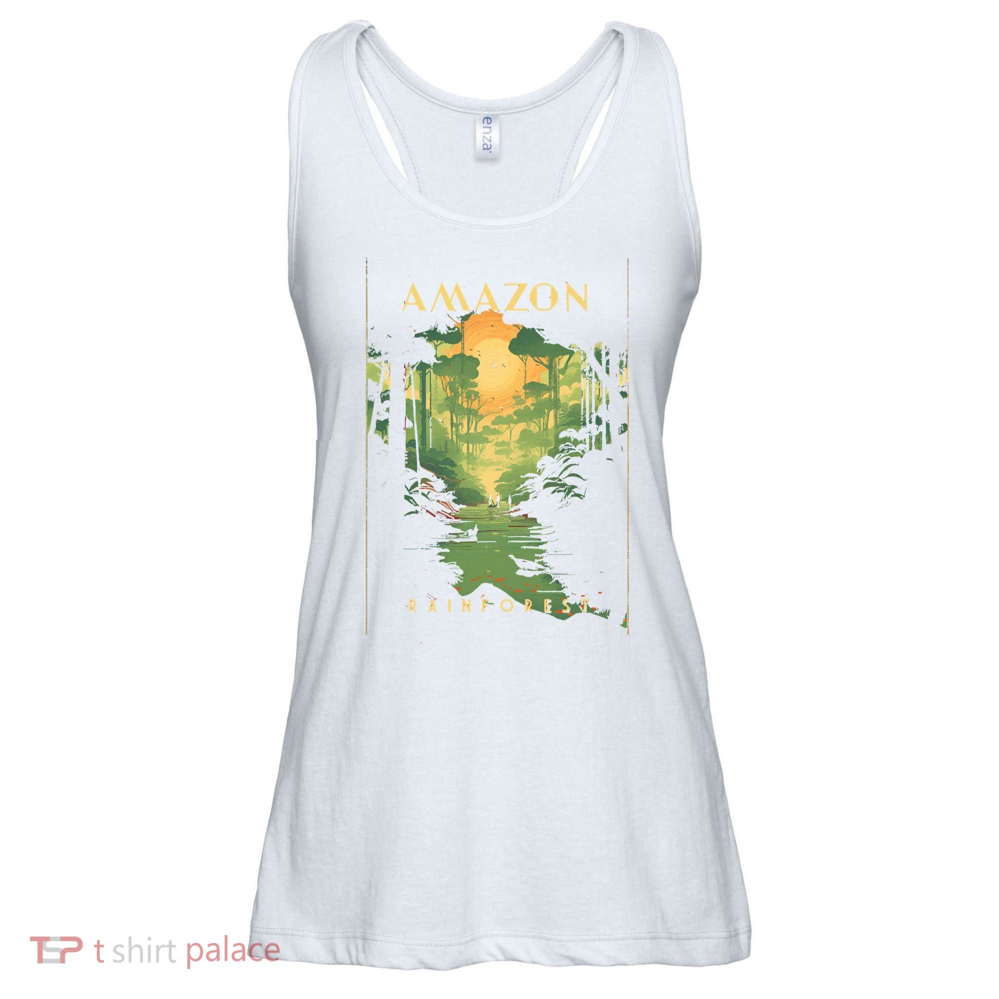 Amazon Rainforest Ladies Essential Flowy Tank