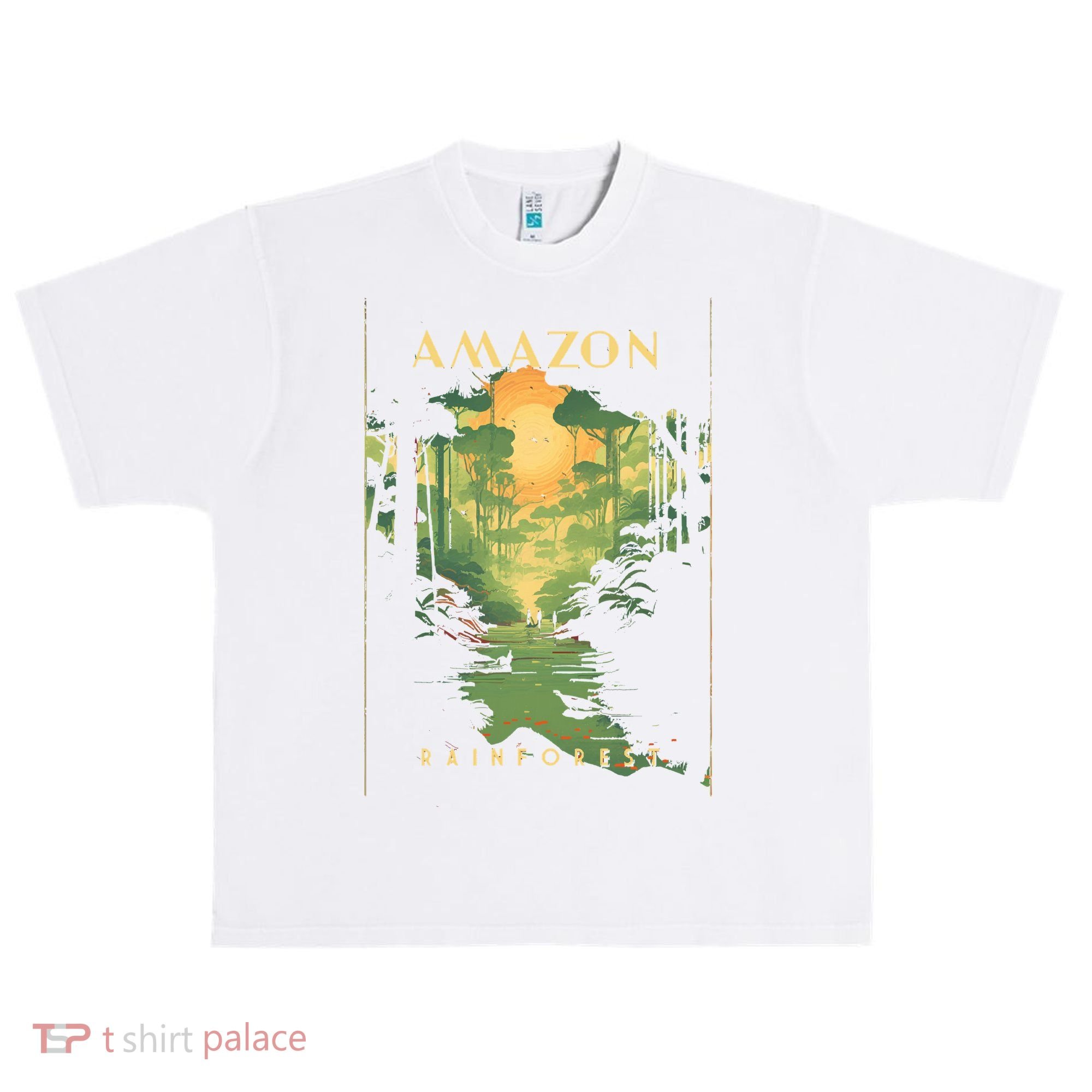 Amazon Rainforest Urban Oversized Heavyweight T-Shirt