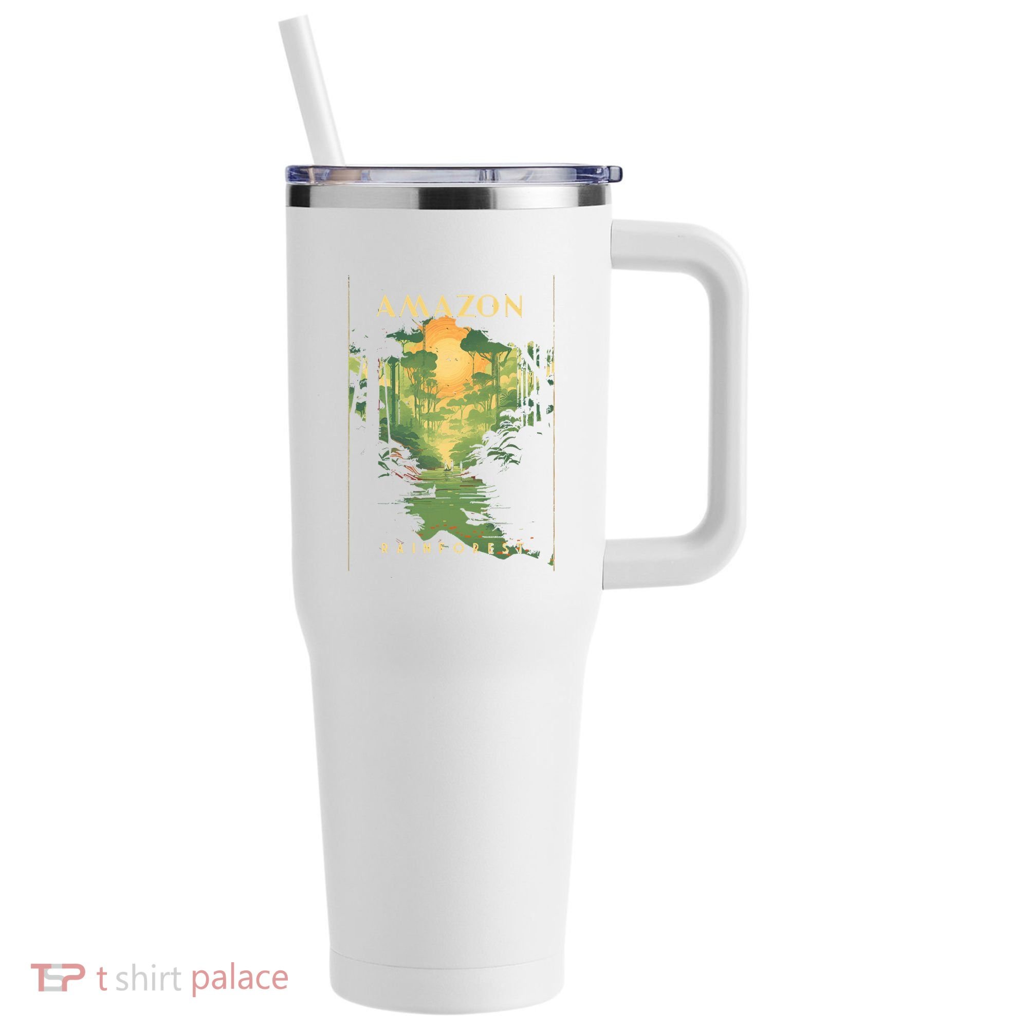 Amazon Rainforest 40oz Vacuum Insulated Stainless Steel Travel Tumbler