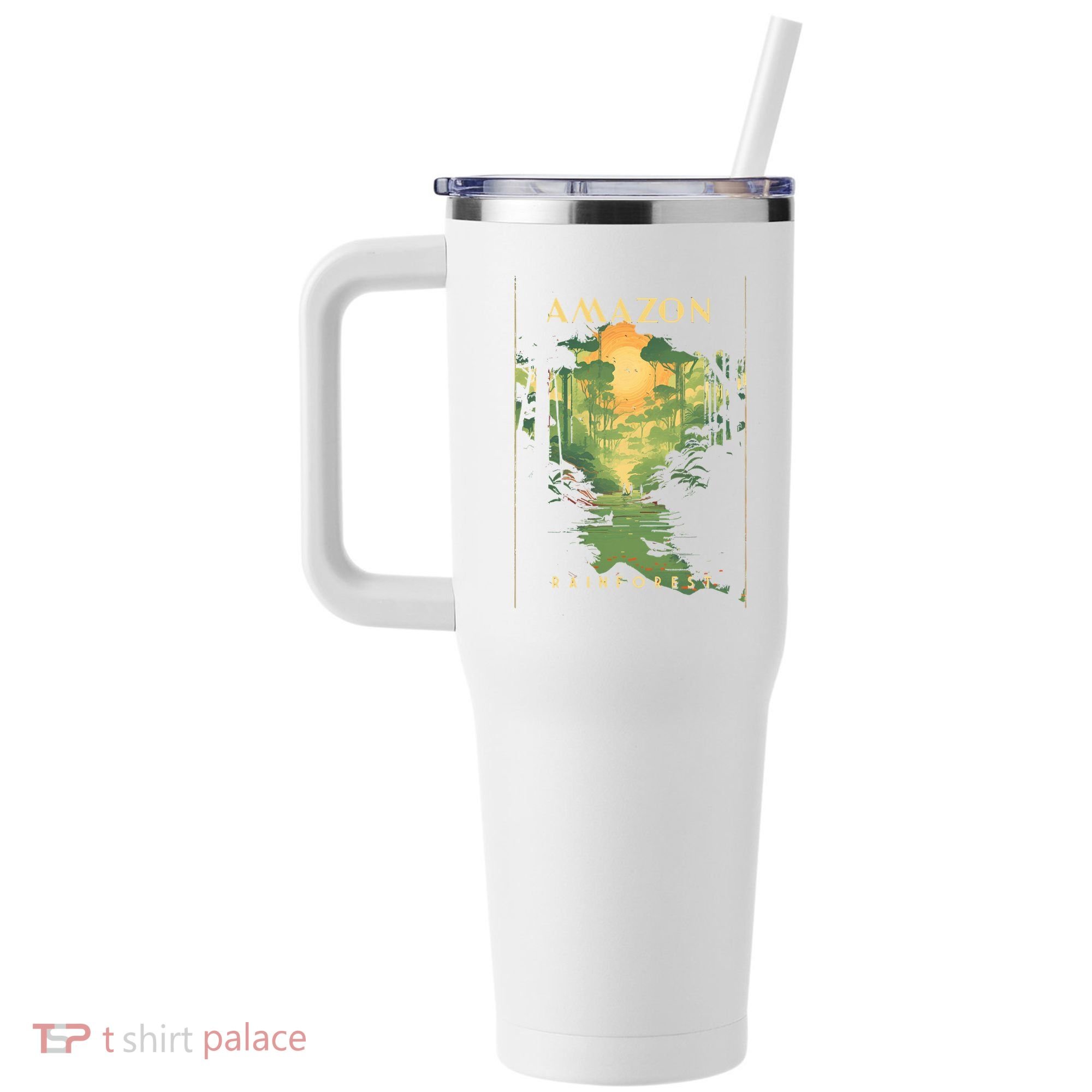Amazon Rainforest 40oz Vacuum Insulated Stainless Steel Travel Tumbler