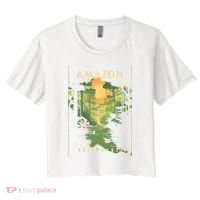 Amazon Rainforest Women's Crop Top Tee thumb 0