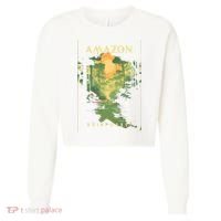 Amazon Rainforest Cropped Pullover Crew thumb 0