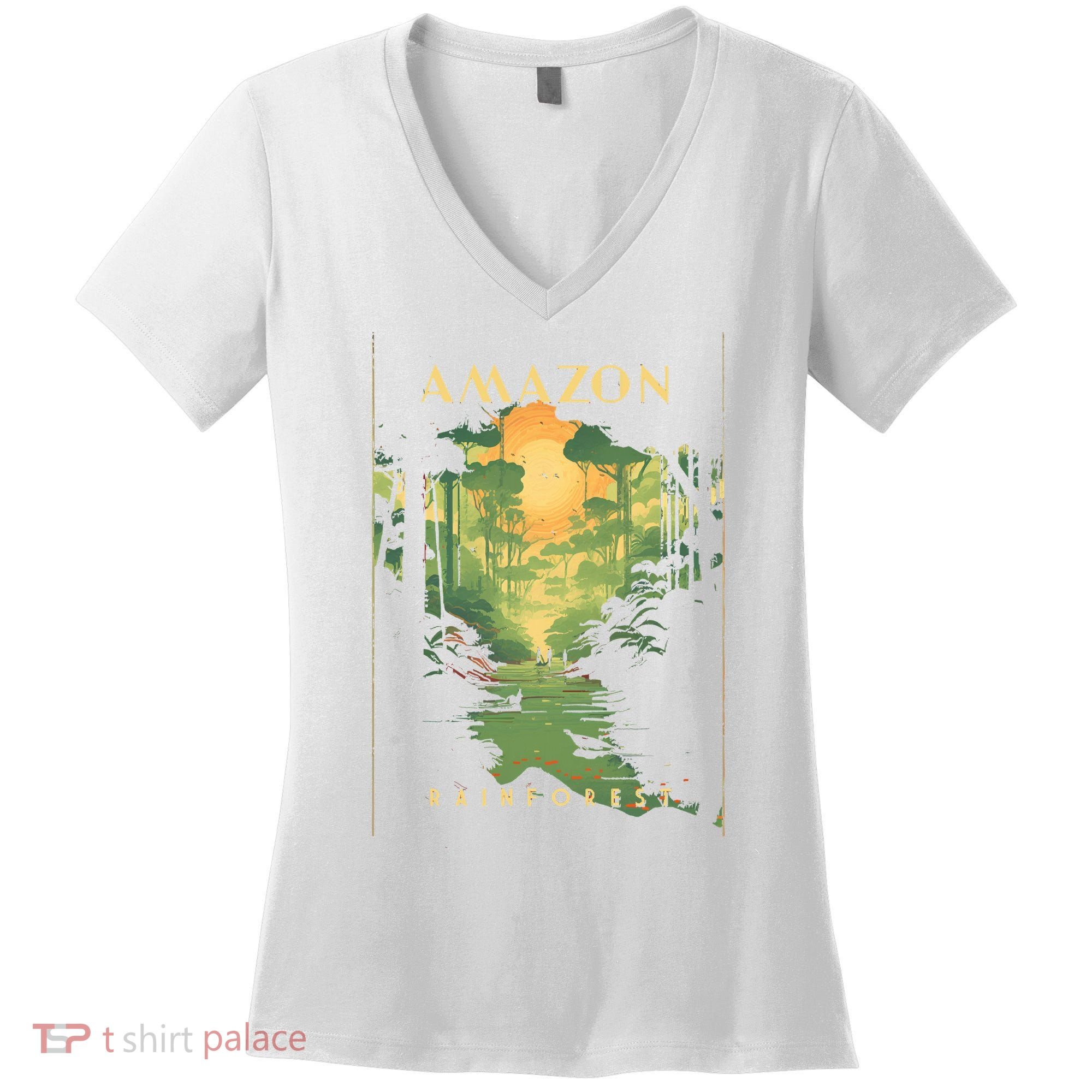 Amazon Rainforest Women's V-Neck T-Shirt