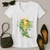 Amazon Rainforest Women's V-Neck T-Shirt thumb 2