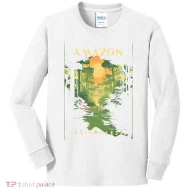Amazon Rainforest Kids Long Sleeve Shirt