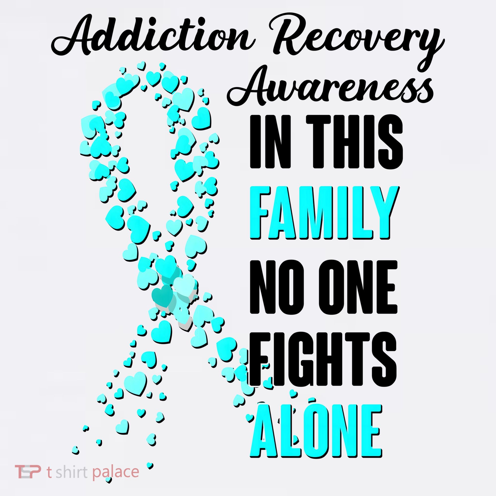 Addiction Recovery Awareness In This Family No One Fight Alone Women's Tank Top