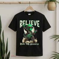 Alien Rocker Believe In The Universe Music Lover Graphic T-Shirt thumb 2