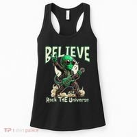 Alien Rocker Believe In The Universe Music Lover Graphic Women's Tank Top thumb 0
