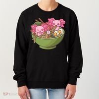 Axolotl Ramen Bowl Kawaii Anime  Women's Sweatshirt thumb 0