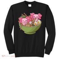 Axolotl Ramen Bowl Kawaii Anime  Sweatshirt thumb 0