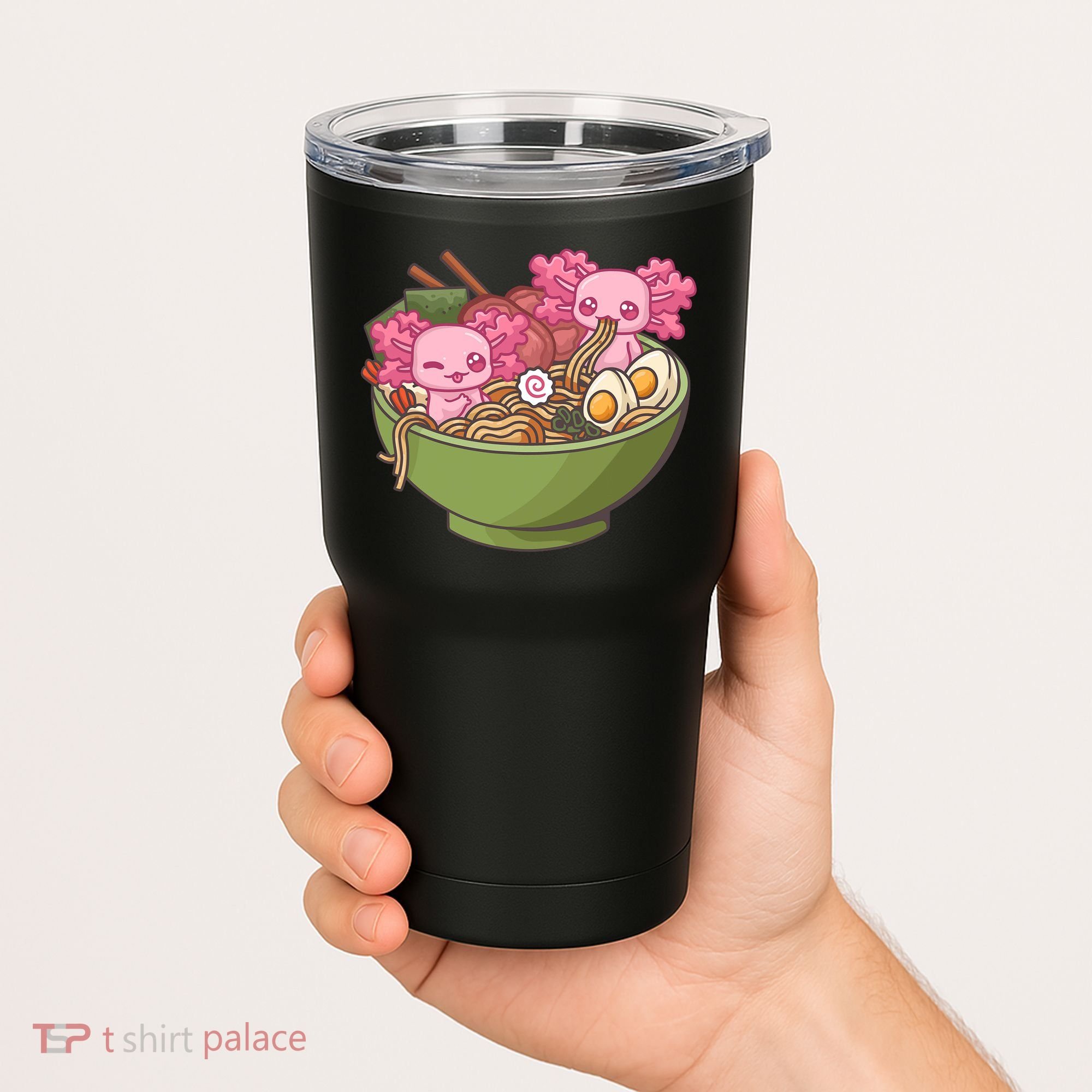 Axolotl Ramen Bowl Kawaii Anime  Tumbler