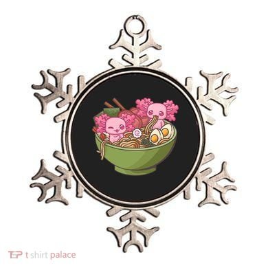 Axolotl Ramen Bowl Kawaii Anime  Ornament