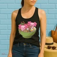 Axolotl Ramen Bowl Kawaii Anime  Women's Tank Top thumb 2
