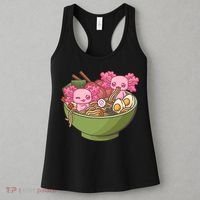 Axolotl Ramen Bowl Kawaii Anime  Women's Tank Top thumb 3