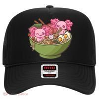 Axolotl Ramen Bowl Kawaii Anime  Hat thumb 0