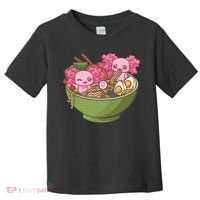 Axolotl Ramen Bowl Kawaii Anime  Toddler T-Shirt thumb 0