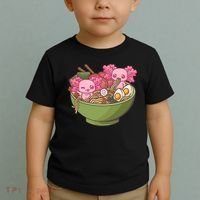 Axolotl Ramen Bowl Kawaii Anime  Toddler T-Shirt thumb 2