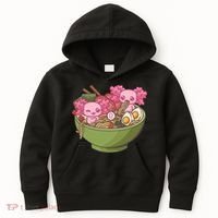 Axolotl Ramen Bowl Kawaii Anime  Kids Hoodie thumb 0