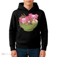 Axolotl Ramen Bowl Kawaii Anime  Kids Hoodie thumb 4