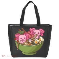 Axolotl Ramen Bowl Kawaii Anime  Tote Bag thumb 0