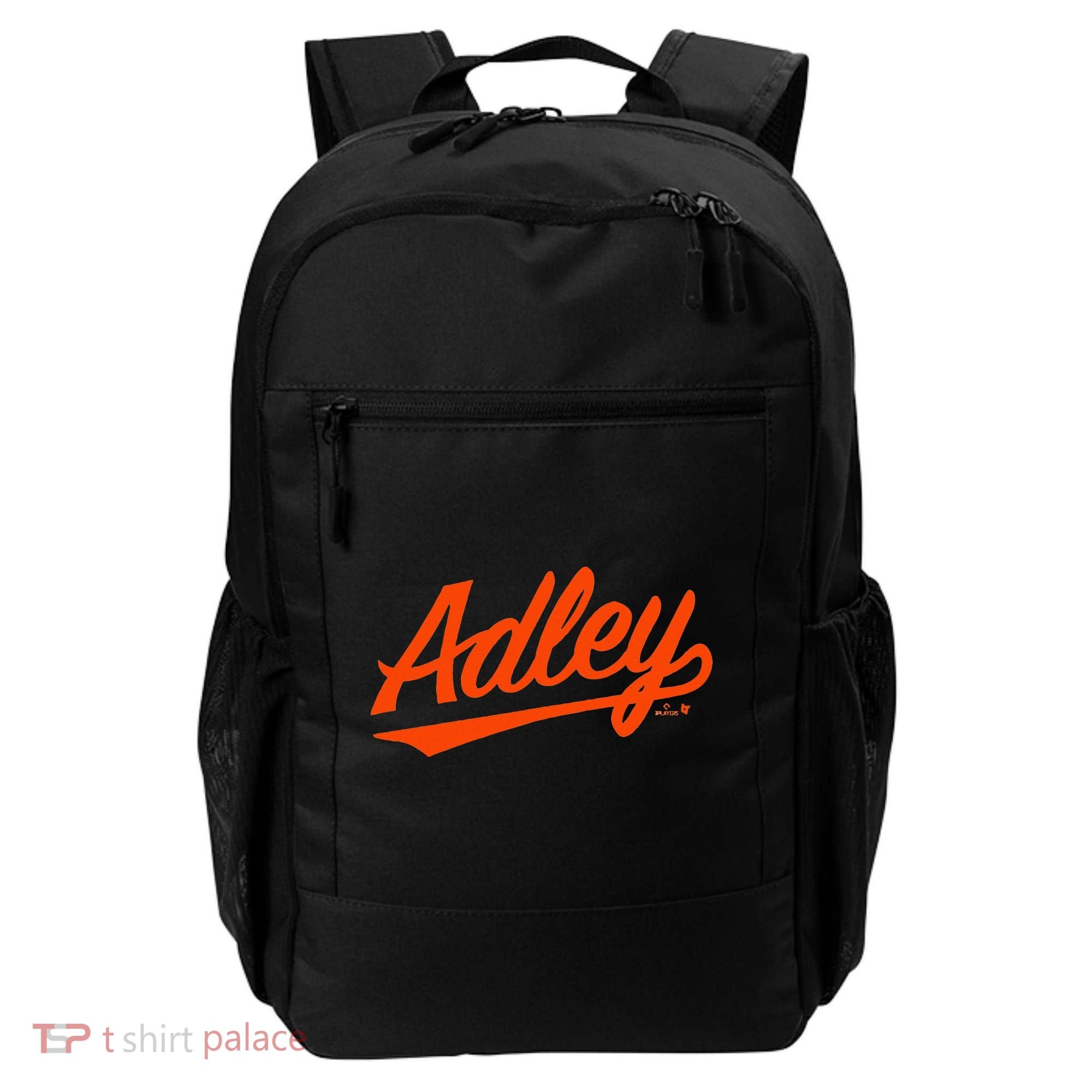 Adley Rutschman Baltimore Text Baltimore Baseball Backpack