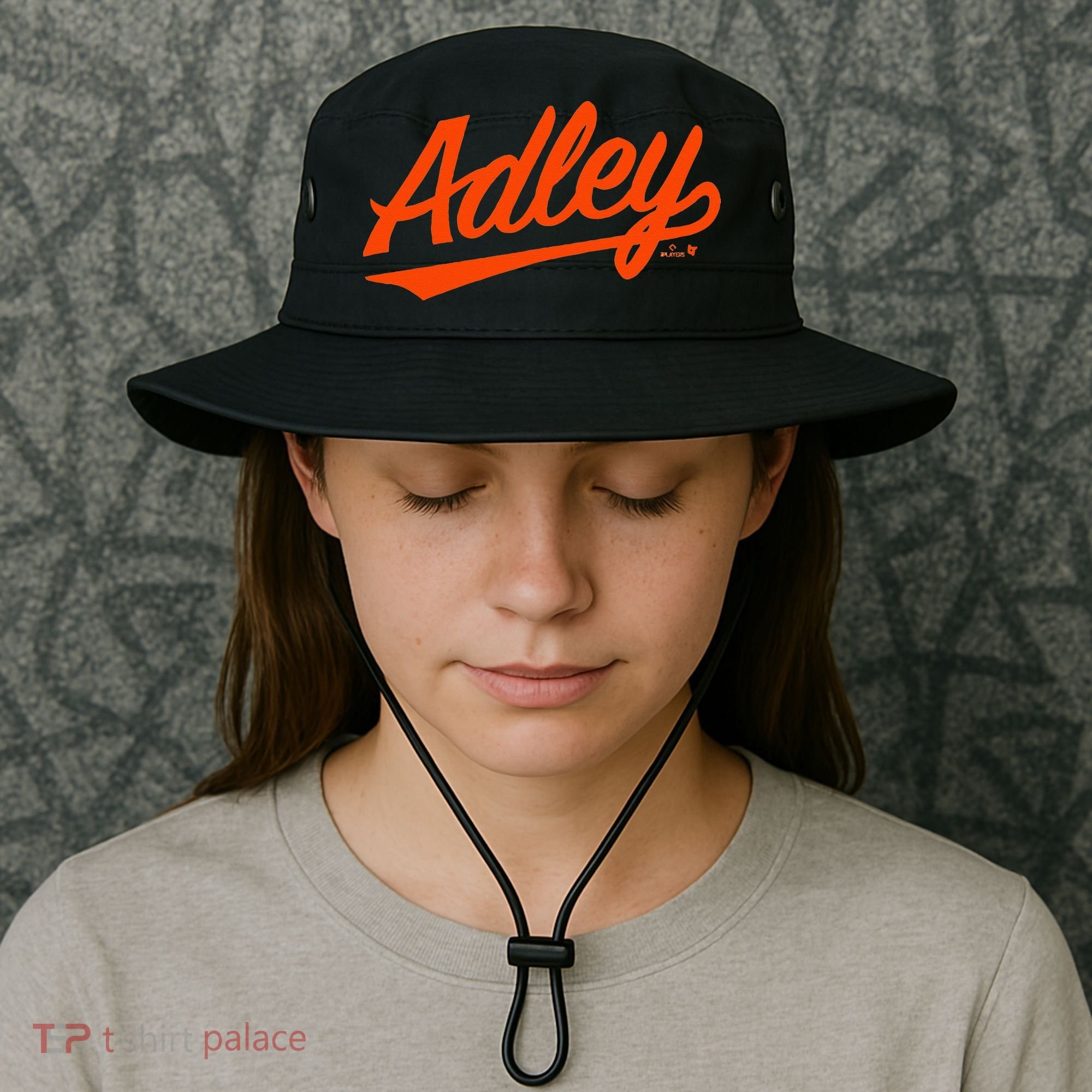 Adley Rutschman Baltimore Text Baltimore Baseball Bucket Hat