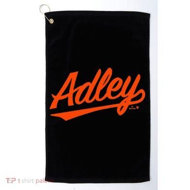 Adley Rutschman Baltimore Text Baltimore Baseball Golf Towel
