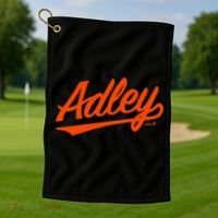 Adley Rutschman Baltimore Text Baltimore Baseball Golf Towel thumb 1