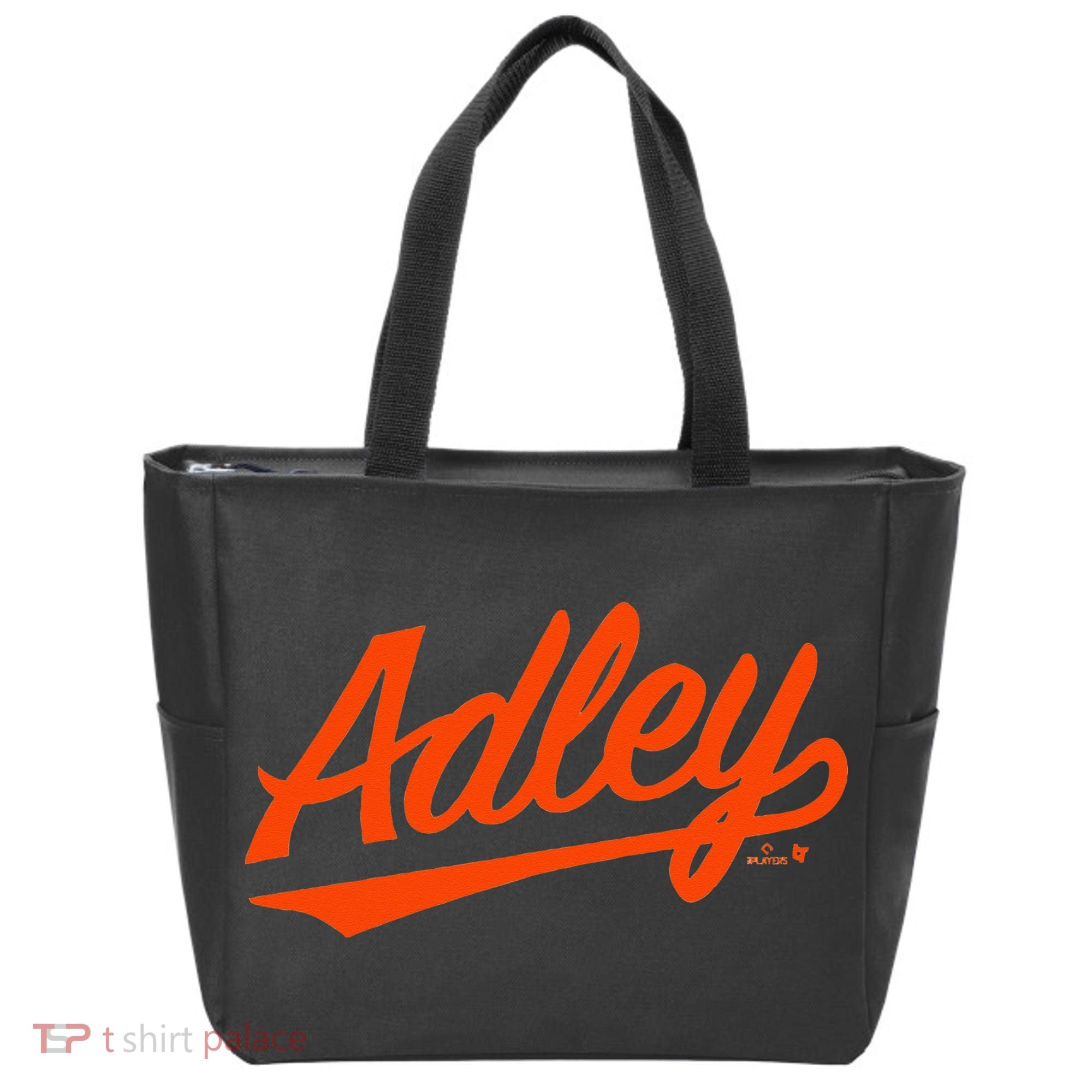 Adley Rutschman Baltimore Text Baltimore Baseball Tote Bag