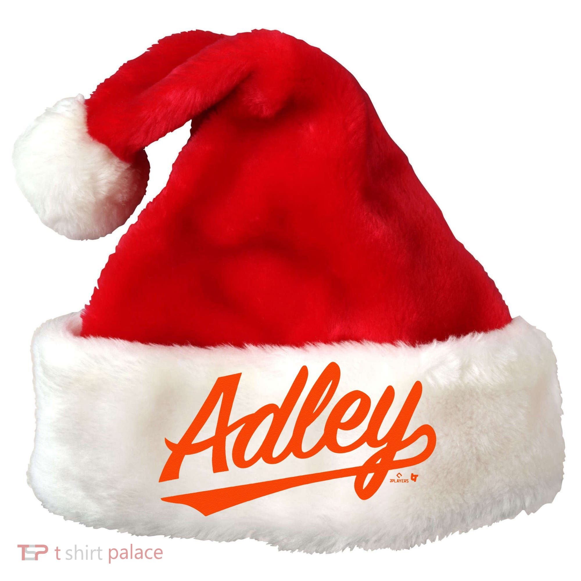 Adley Rutschman Baltimore Text Baltimore Baseball Santa Hat