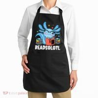 Axolotl Read Book Kawaii Reading Books Gifts Apron thumb 2