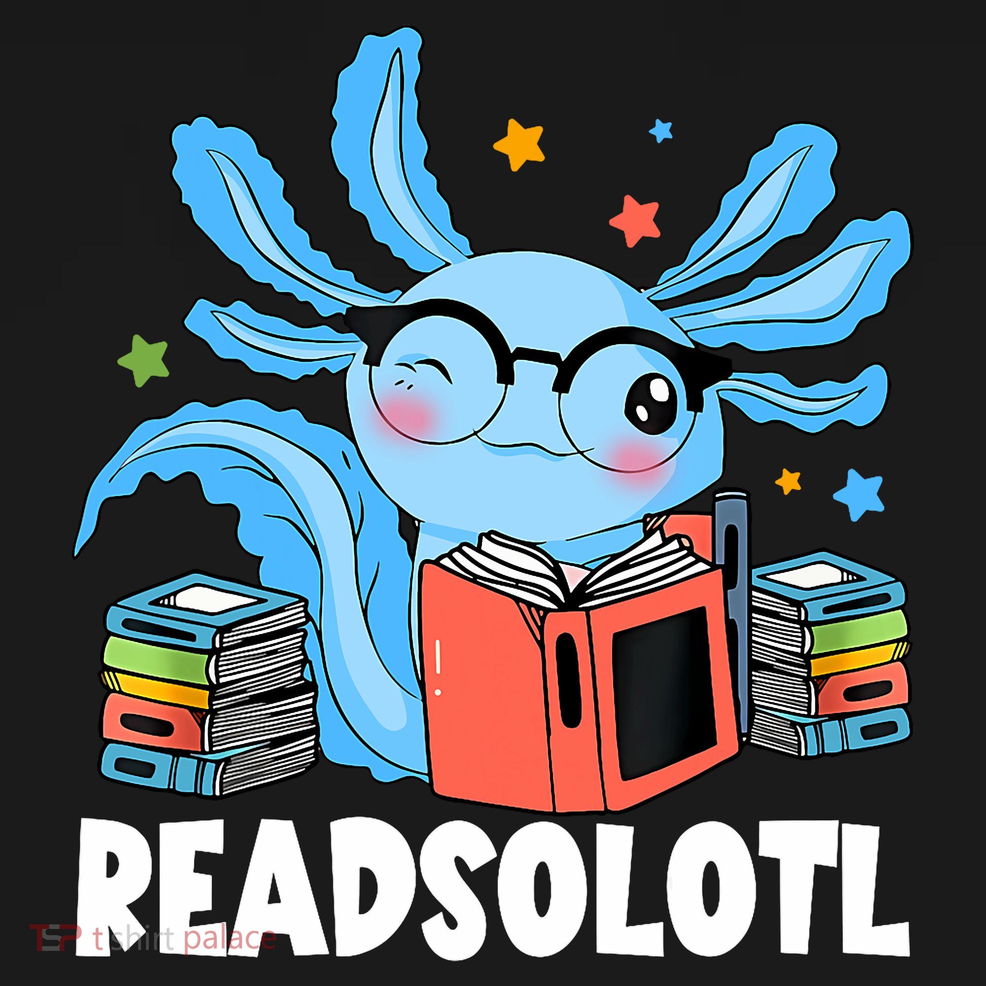Axolotl Read Book Kawaii Reading Books Gifts Sweatshirt