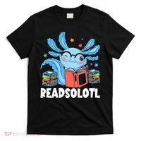 Axolotl Read Book Kawaii Reading Books Gifts T-Shirt thumb 0