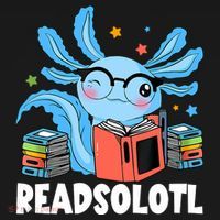 Axolotl Read Book Kawaii Reading Books Gifts T-Shirt thumb 7