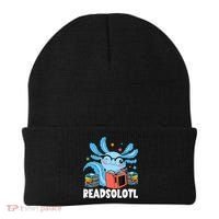 Axolotl Read Book Kawaii Reading Books Gifts Beanie thumb 0