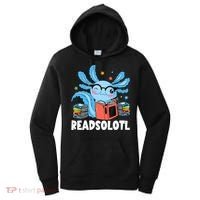 Axolotl Read Book Kawaii Reading Books Gifts Women's Hoodie thumb 0