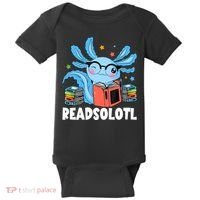 Axolotl Read Book Kawaii Reading Books Gifts Baby Bodysuit thumb 0