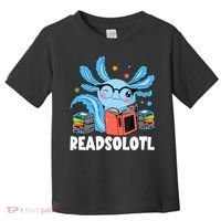 Axolotl Read Book Kawaii Reading Books Gifts Toddler T-Shirt thumb 0