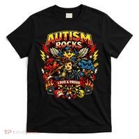 Autism Rocks Band Music Concert T-Shirt thumb 0