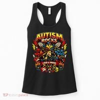Autism Rocks Band Music Concert Women's Tank Top thumb 0