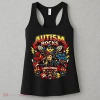 Autism Rocks Band Music Concert Women's Tank Top thumb 3