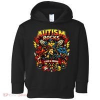 Autism Rocks Band Music Concert Toddler Hoodie thumb 0