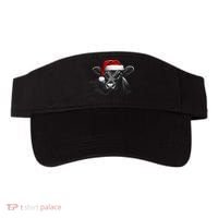 Angus Rancher Christmas Cow Santa Hat Black Visor thumb 0