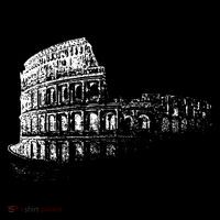 Ancient Rome Colosseum Roman Amphitheatre Baby Bodysuit thumb 2
