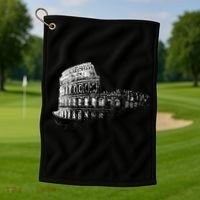 Ancient Rome Colosseum Roman Amphitheatre Golf Towel thumb 1