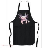 Axolotl Realistic Cute Salamander Amphibian Axolotl Lover Apron thumb 0