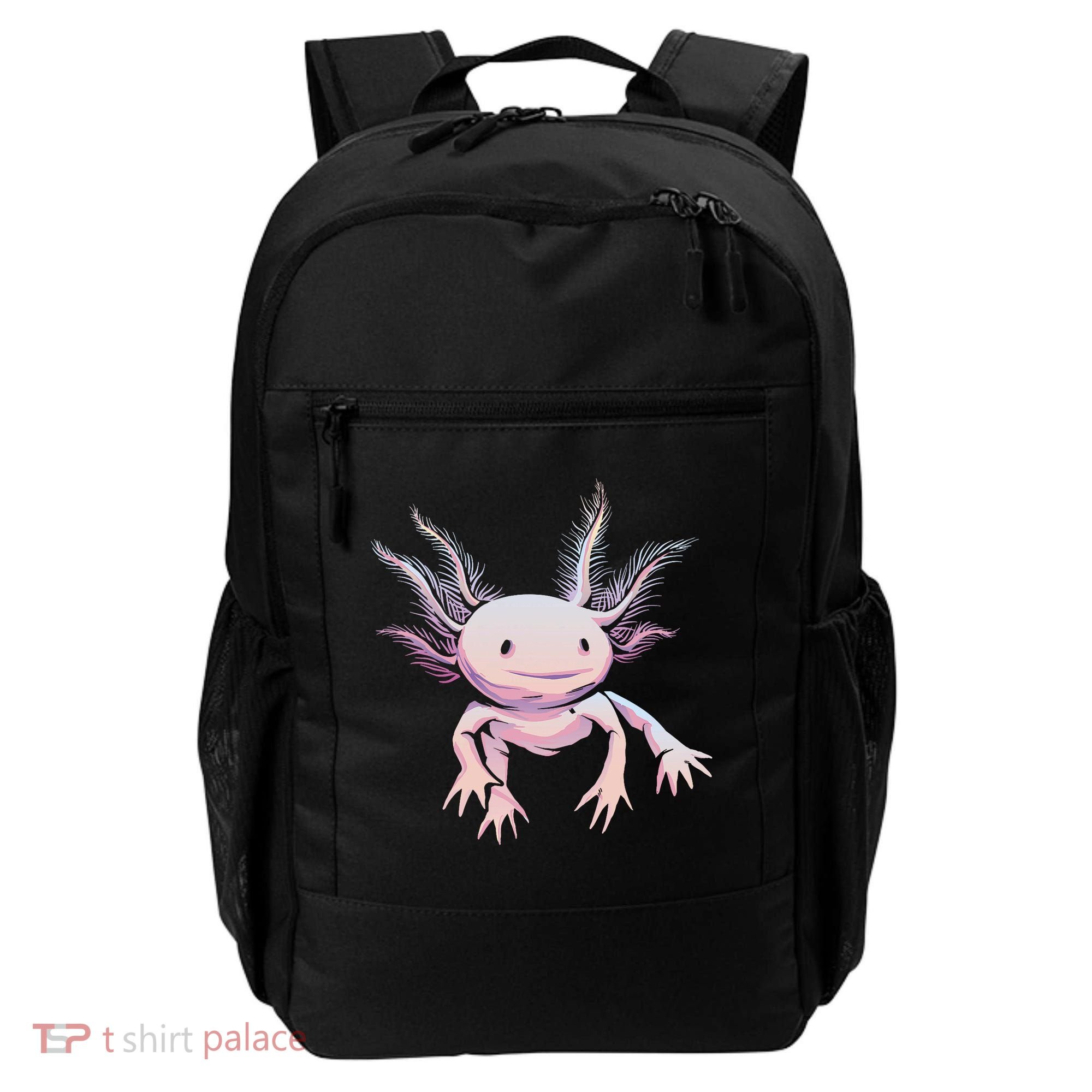 Axolotl Realistic Cute Salamander Amphibian Axolotl Lover Backpack