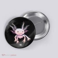 Axolotl Realistic Cute Salamander Amphibian Axolotl Lover Button thumb 0