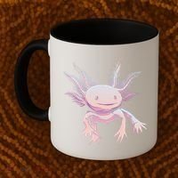 Axolotl Realistic Cute Salamander Amphibian Axolotl Lover Coffee Mug thumb 2