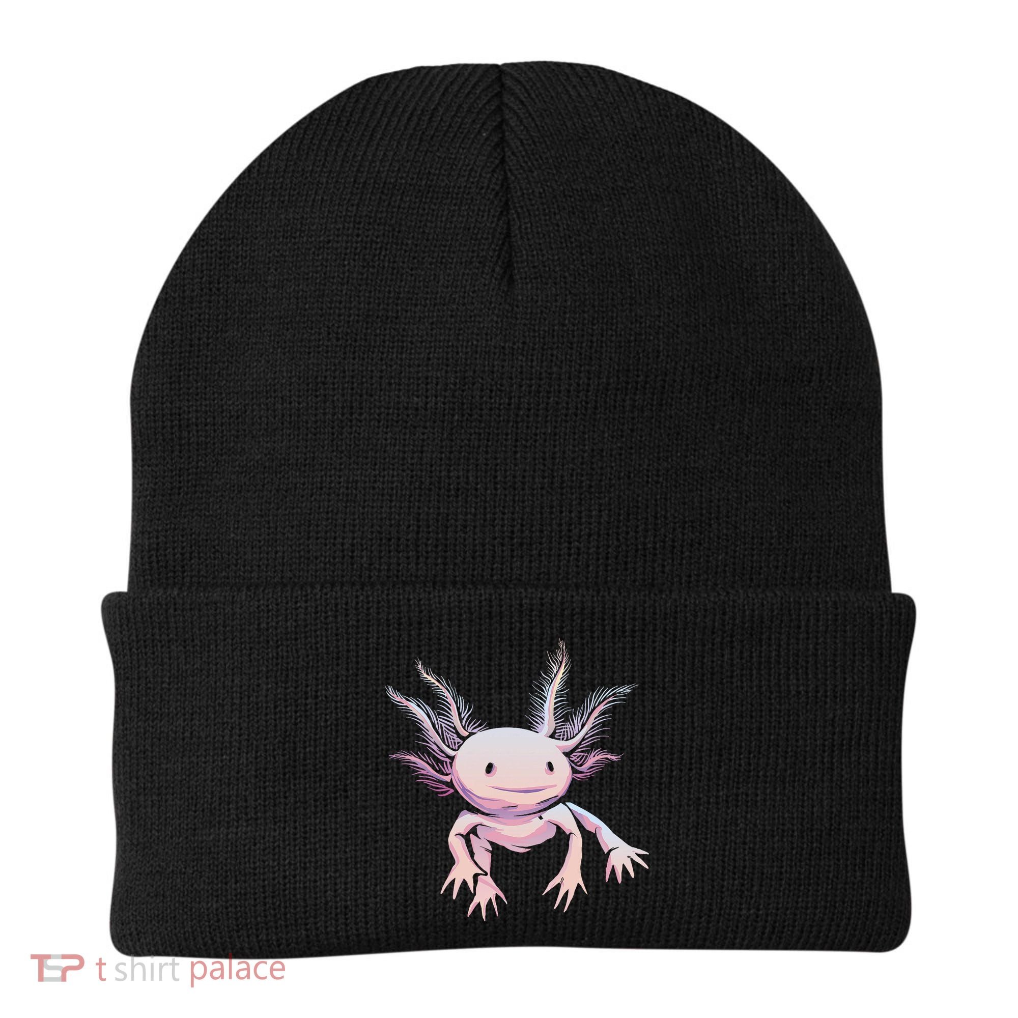 Axolotl Realistic Cute Salamander Amphibian Axolotl Lover Beanie